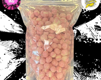 Bolsa de kg de bombones de fresa Bonanza / Caramelos desmenuzados / Caramelos liofilizados (Reino Unido)