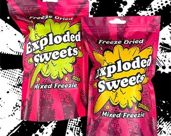 Freezie Bag - Original & Sour | Multibuy | Exploded Sweets | Freeze Dried Candy UK