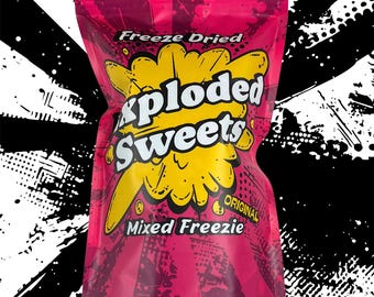 Freezie Bag - Original | Exploded Sweets | Freeze Dried Candy UK