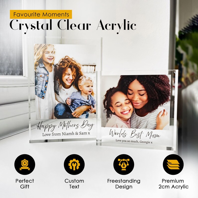 Find the perfect Valentines Day gift with Personalised Acrylic Photo Blocks. Capture your cherished moments in high quality UV printed keepsakes. Ideal for anniversaries and couples milestones. Fast dispatch, tracked delivery.