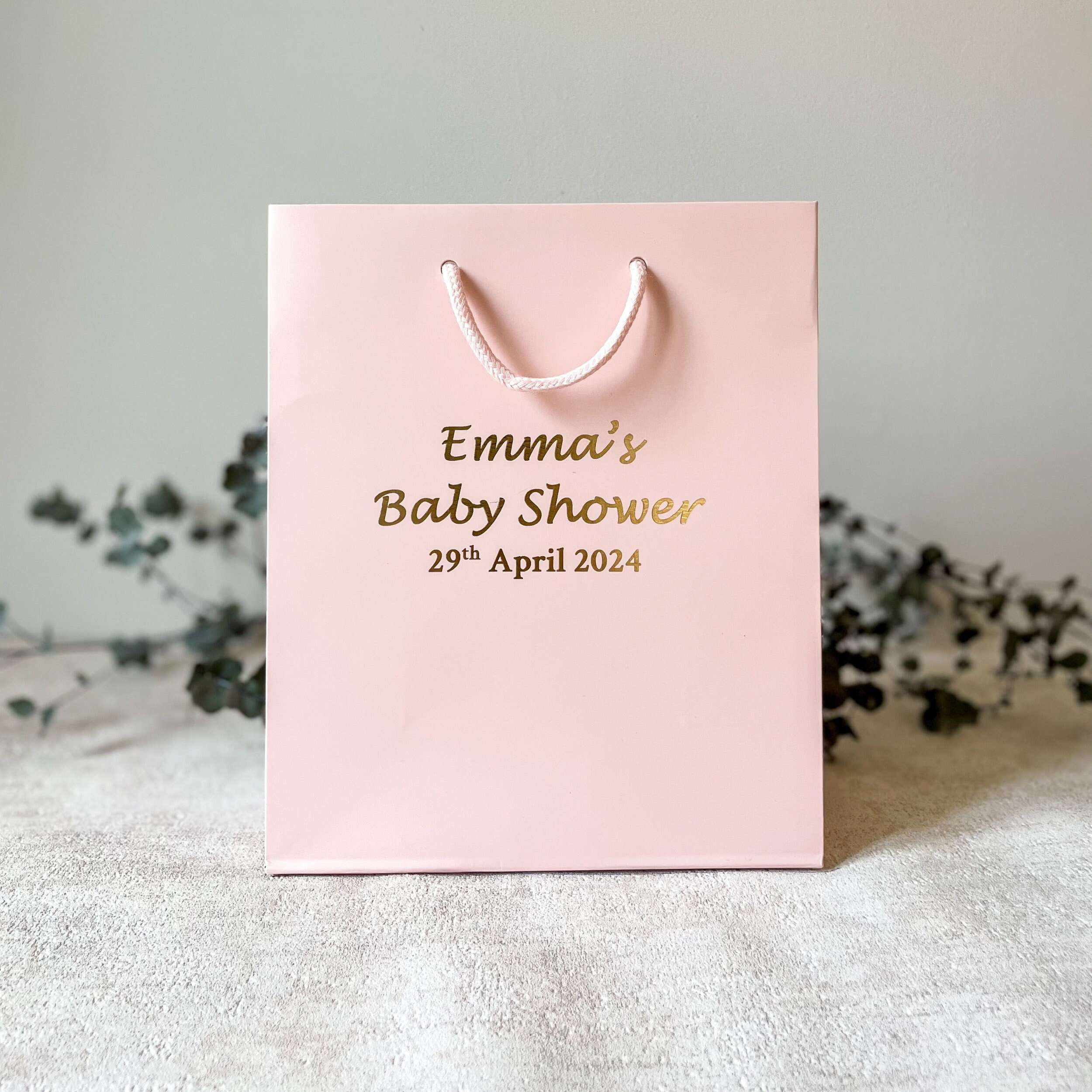 Personalised baby gift bag hotsell