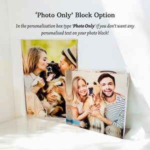 Find the perfect Valentines Day gift with Personalised Acrylic Photo Blocks. Capture your cherished moments in high quality UV printed keepsakes. Ideal for anniversaries and couples milestones. Fast dispatch, tracked delivery.