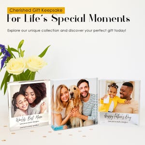 Find the perfect Valentines Day gift with Personalised Acrylic Photo Blocks. Capture your cherished moments in high quality UV printed keepsakes. Ideal for anniversaries and couples milestones. Fast dispatch, tracked delivery.