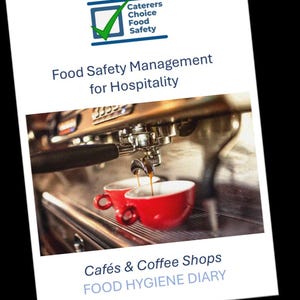 FSMH Editable Food Hygiene Diary - Cafes & Coffee Shops, HACCP form, restaurant, cafe, food safety, food safety book, MS Word. 2025 update.