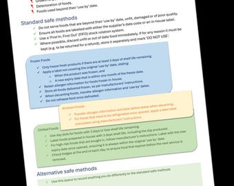 Kodowanie dat i kontrola zapasów - Karta szkoleniowa personelu HACCP Builder dla firm z branży hotelarskiej. Pobierz plik PDF.