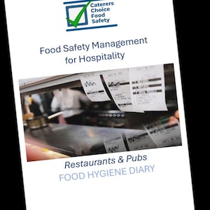 FSMH Food Hygiene Diary - Restaurants & Pubs, HACCP form, food safety book, sfbb alternative, pdf download. 2025 update