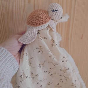 Personalized comforter with first name - Crochet comforter - Turtle comforter - Handmade crochet comforter - Birth gift idea - Handmade baby shower gift