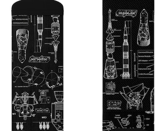 Rocket Science Socken, Apollo Programm Diagramm, Unisex Geschenk