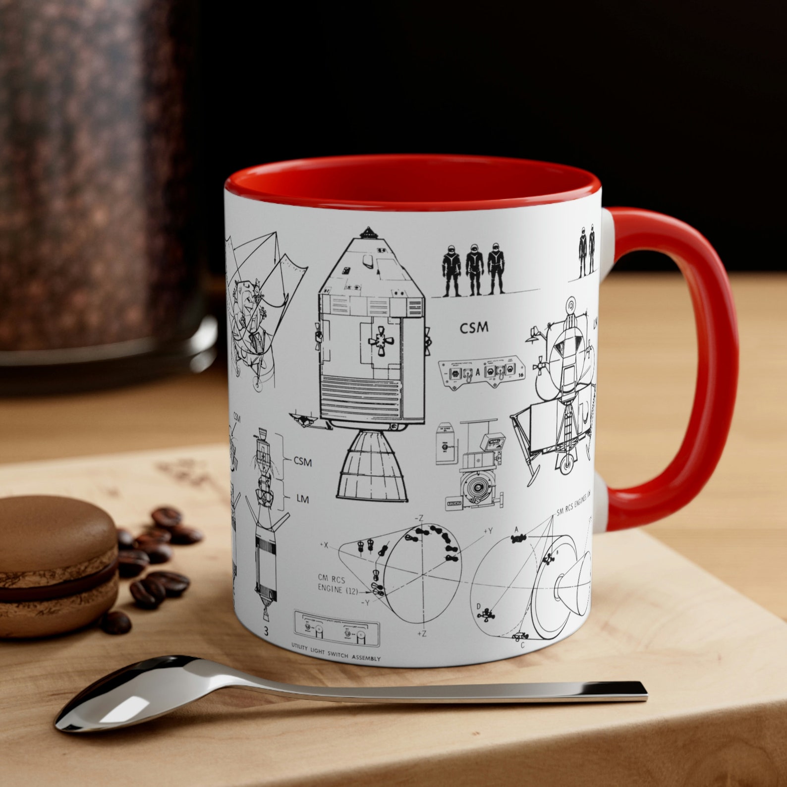 Apollo Mug - Spacecraft/lunar Module, Rocket Science, Space Travel ...