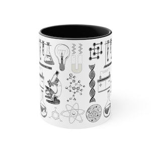 Science Mug, Chemistry gift, physics mug, biology mug, coffee mug, science gift, science graduation gift, science major, teacher gift