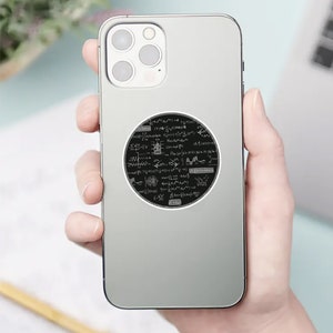 Autocollant de physique quantique, autocollant en vinyle résistant à l’eau, autocollant scientifique, cadeau de physique, équations, autocollant d’ordinateur portable, ordinateur portable / téléphone / tablette / fenêtre