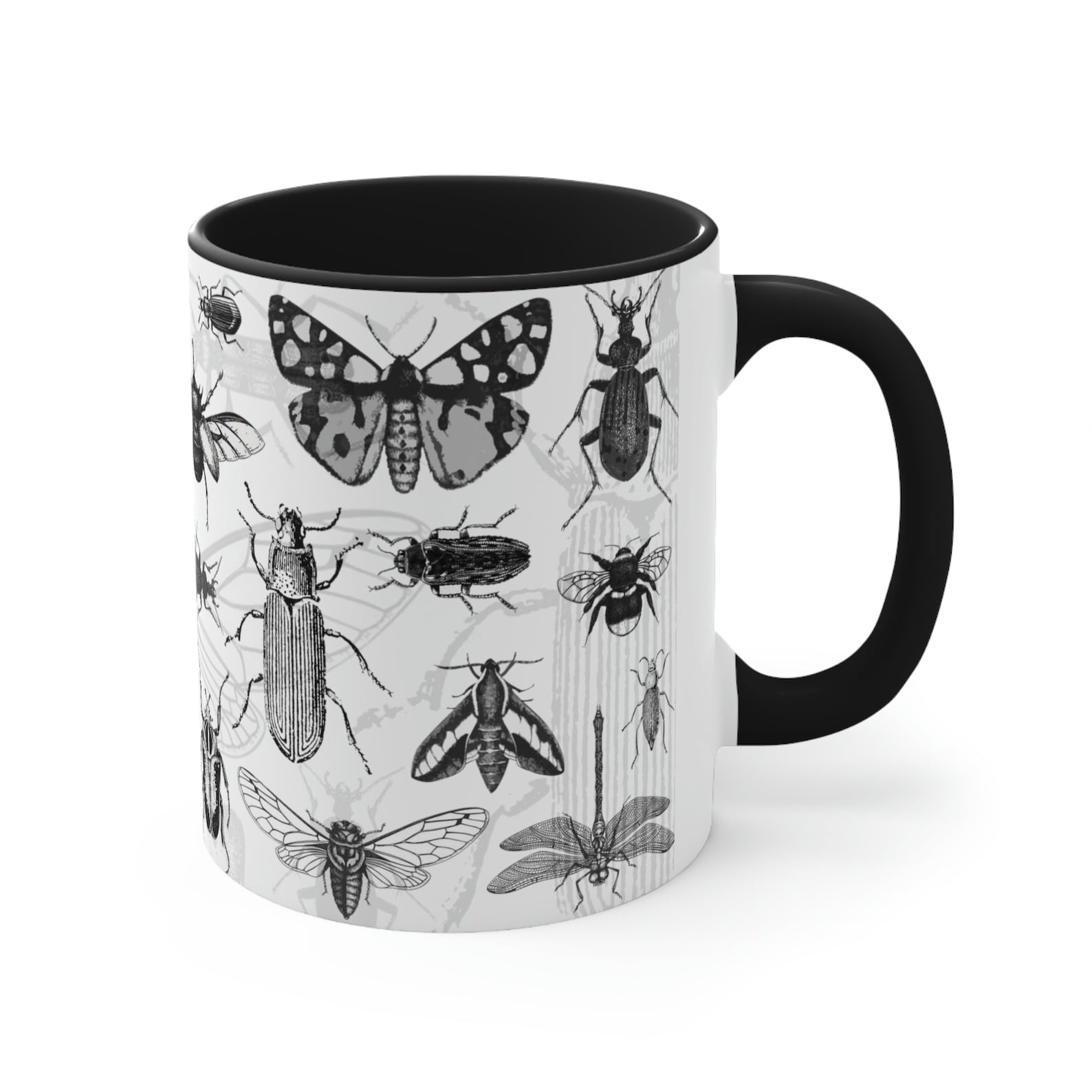 Entomology Mug, Insect Gift, Bug Mug, Naturalist, Beetles, Butterflies ...