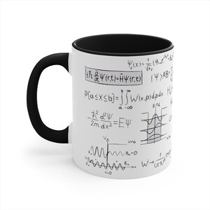 Caneca de Física Quântica - Equações, presente científico, caneca de quark, estudante de física, física de partículas, presente para professor de ciências, presente de formatura em ciências imagem 6