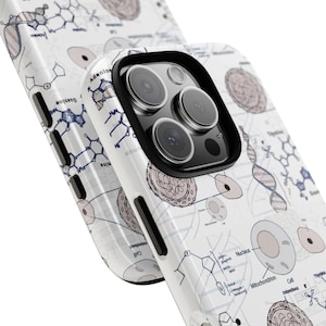 Biologie Telefon Hülle - DNA/Genetik, Wissenschaft Handyhülle, Hülle für iPhone, Samsung, Google Pixel, Geschenk für Biologe, Biologie Studenten Geschenk