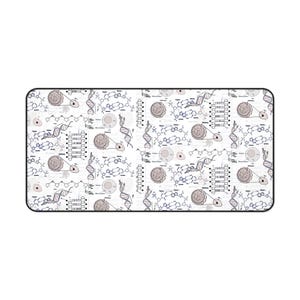 Biology Desk Mat - Genetics/DNA gift, science desk mat, mouse pad, desk accessories, computer desk mat, home and office decor, tech gift image 7