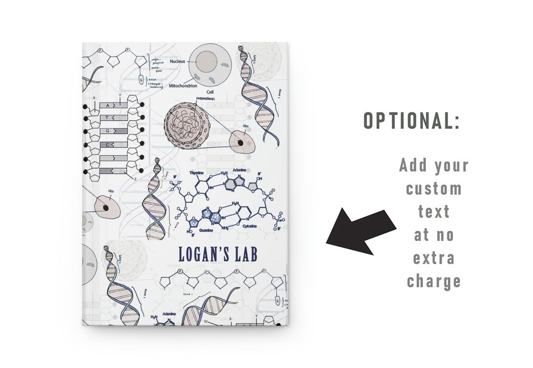 Personalized Lab Notebook - Biology, Dna/genetics Hardcover Journal ...