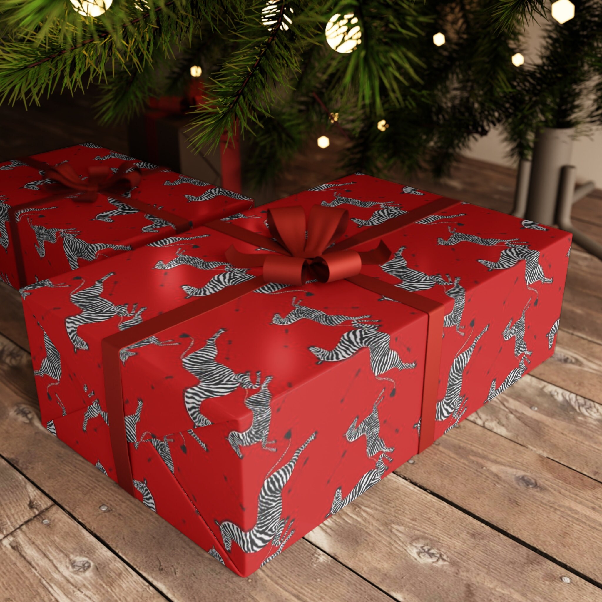 Margot Tenenbaum's Wrapping Paper, Zebra Gift Wrap, Wes Anderson Gift