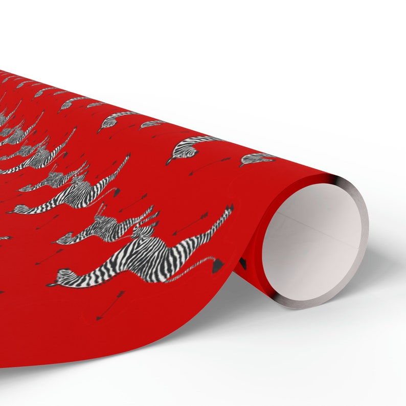 Margot Tenenbaum's Wrapping Paper, Zebra Gift Wrap, Wes Anderson Gift