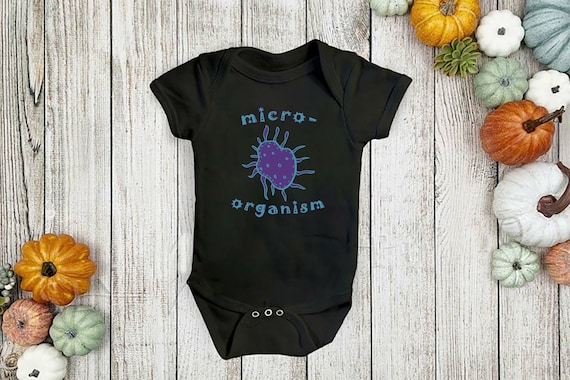 Microorganism Baby onesie, science baby gift, biology baby outfit, molecular biology, baby bodysuit, biologist gift, scientist gift