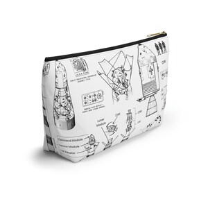 Apollo Space Program Pencil Case, Lunar Landing Accessory Pouch image 6