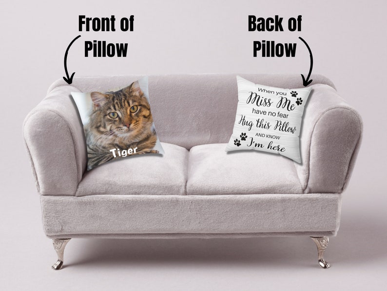 Personalized Pet Memorial Pillow: Custom Photo Keepsake image 2