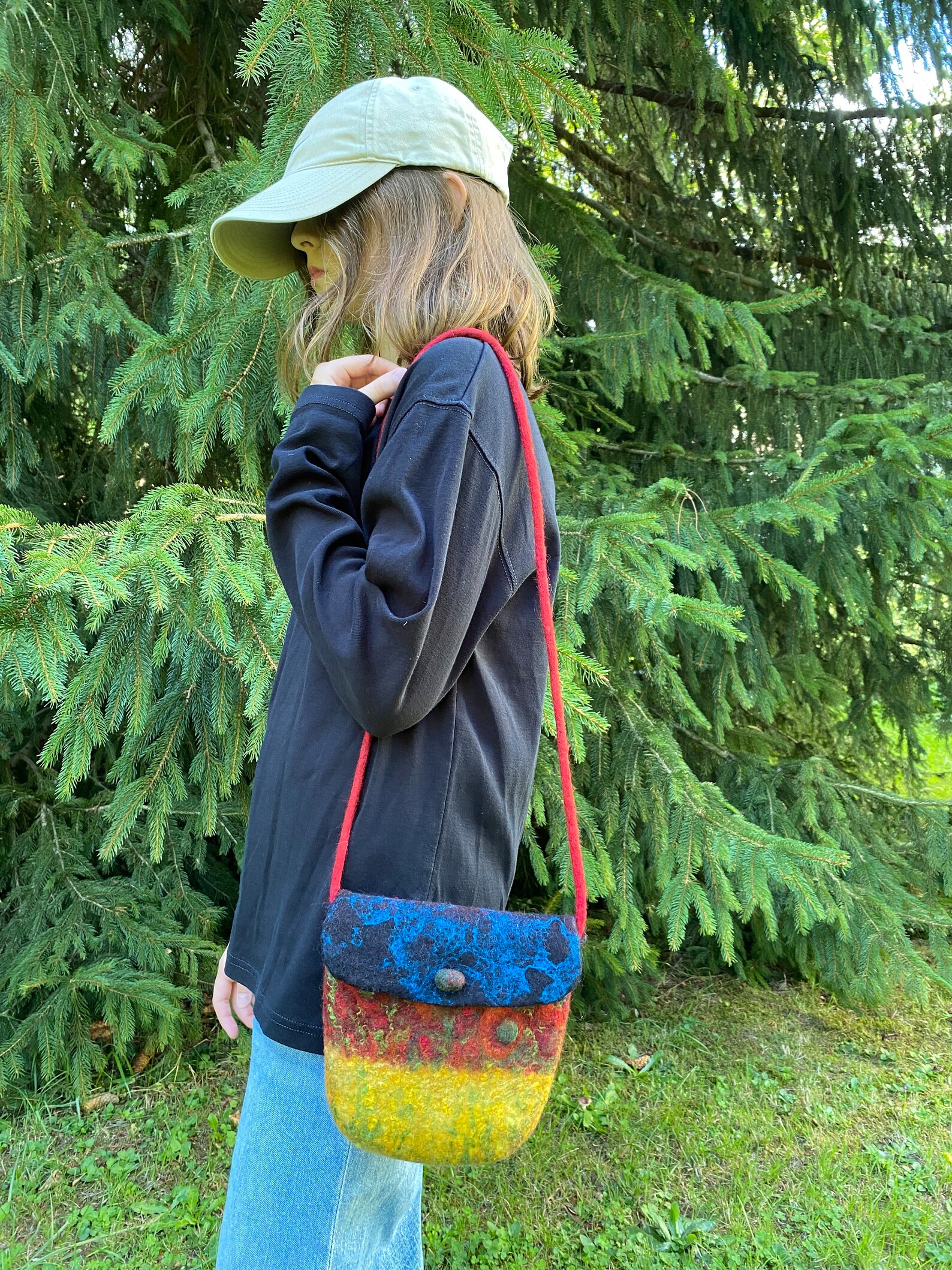 Felt Bag in German Style Bag Etsy