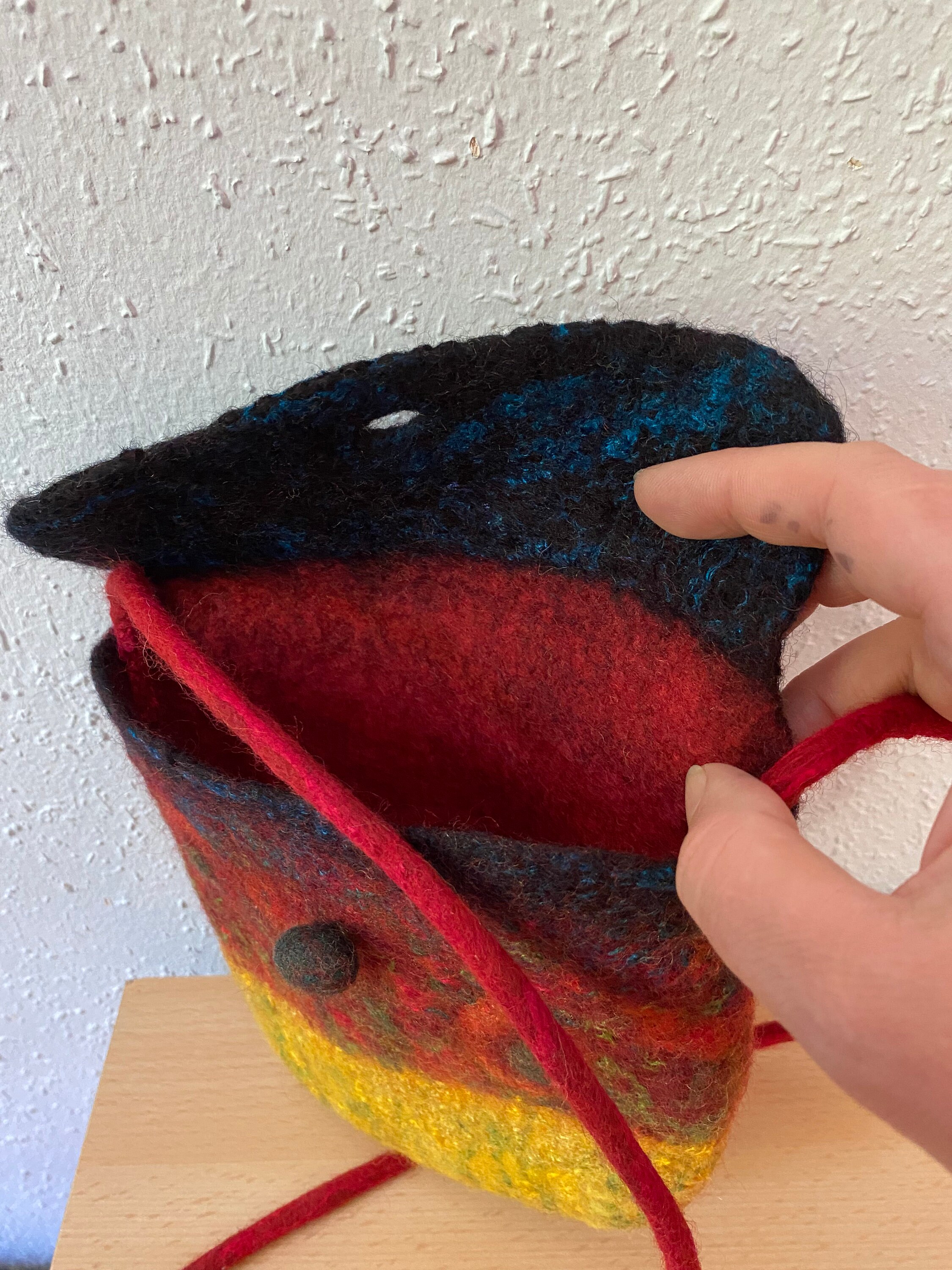 Felt Bag in German Style Bag Etsy