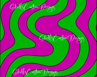 Arquivo de corte SVG para copo Wicked Waves