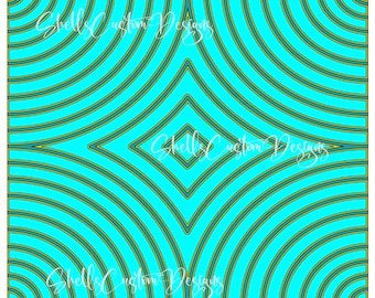 Fine Lines Tumbler Template SVG Cut File Diamonds