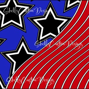 Modèle de gobelet drapeau américain étoiles rayures fichier SVG