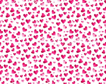 12x12 Printed Vinyl Heart Hearts Pink Valentines Love