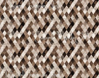 12 x 12 printed Pattern Vinyl Brown Plaids Geometric Floral Backgrounds Country Diamonds Stripes