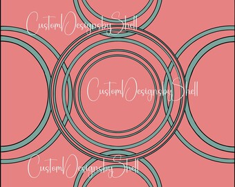 Galaxy of Circles Tumbler Mall SVG Klippfil
