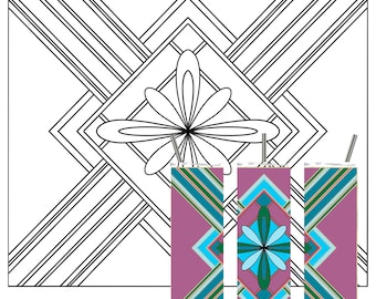 Wrapped Flower Floral Tumbler Template SVG Cut File