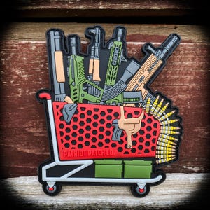 Patriot Patch Co. - Gun Store Shopping Cart - Patch