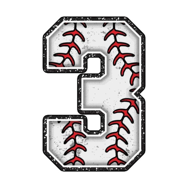 DIGITAL DOWNLOAD - Baseball Alphabet and Numbers PNG Only, Sublimation Use, Baseball Png, A-Z Png, 0-9 Png, Full Alphabet, All Numbers 0 - 9