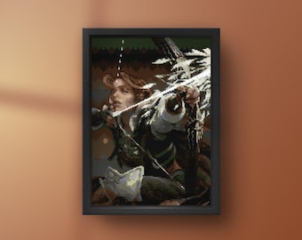 Schema punto croce Lace Harding The Veilguard Dragon Age 4 DA Dreadwolf