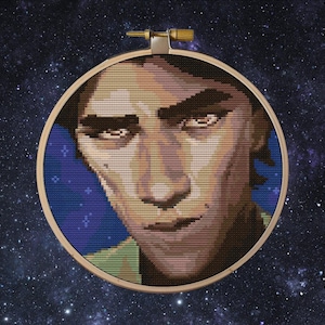 Cross Stitch Pattern Viktor Arcane - &quot;It&#39;s Viktor&quot; - Arcane Season 1