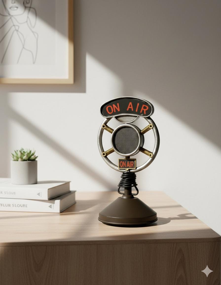 Unique Mic Handcrafted Vintage Style Metal Microphone – Unique Tabletop Decor - Etsy