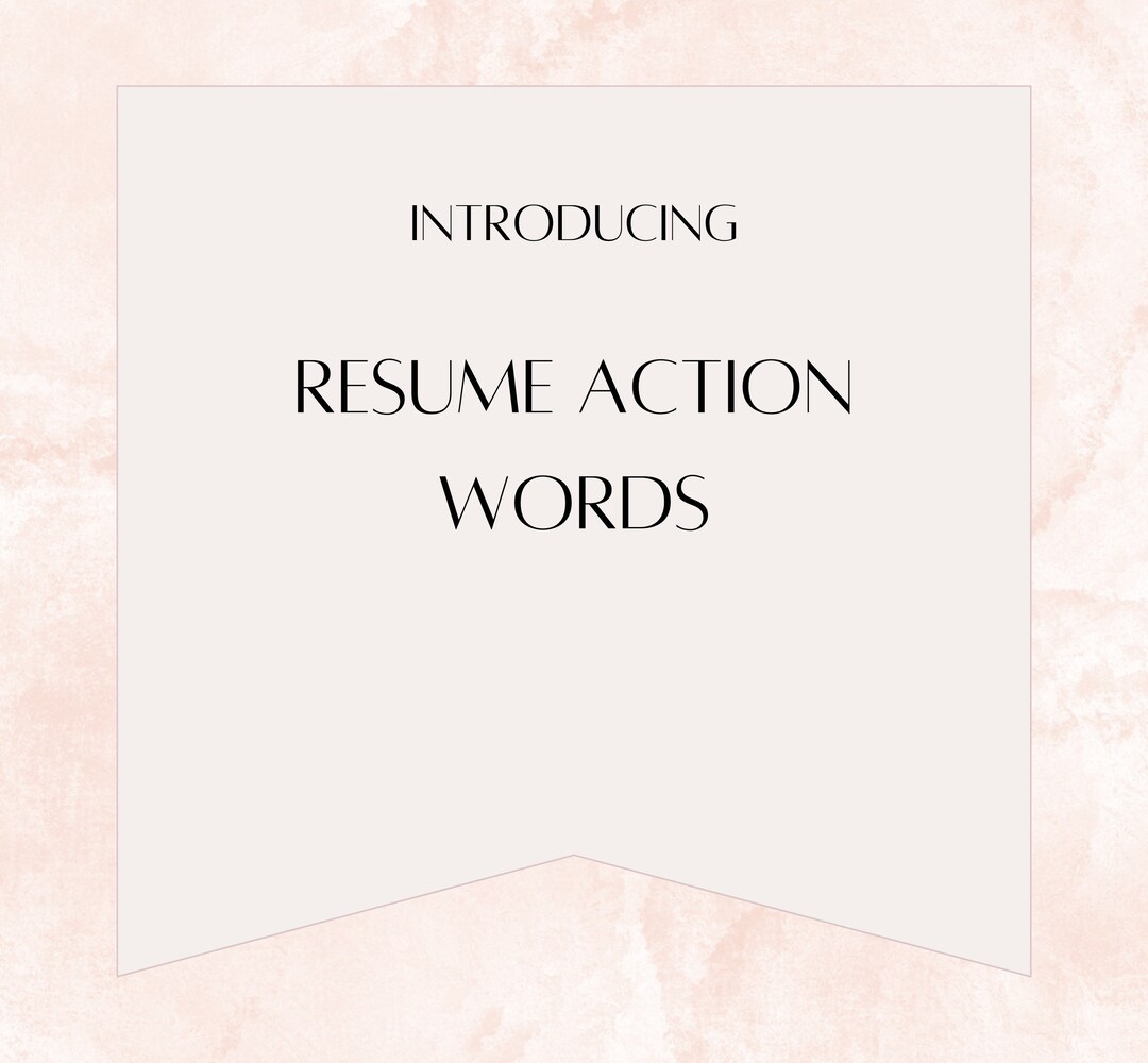 Resume Action Words Resume Revamp - Il 1080xN.4793069757 4s0y 
