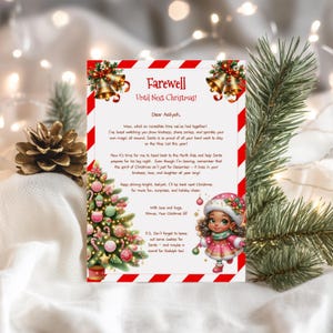 Editable Elf Goodbye Letter, Elf Farewell Letter, Elf Return Letter, Christmas Elf Letter, Elf Printable Letter, Elf Departure Letter, M2445