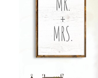De heer en mevrouw wanddecoratie