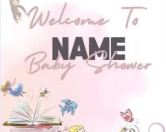 Verhalenboek Welkomstbord babyshower