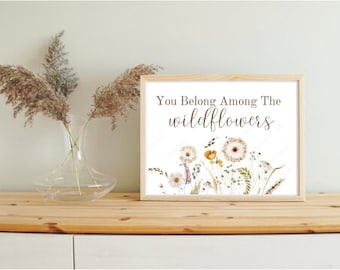 Wildflower Home Decor afdrukbaar