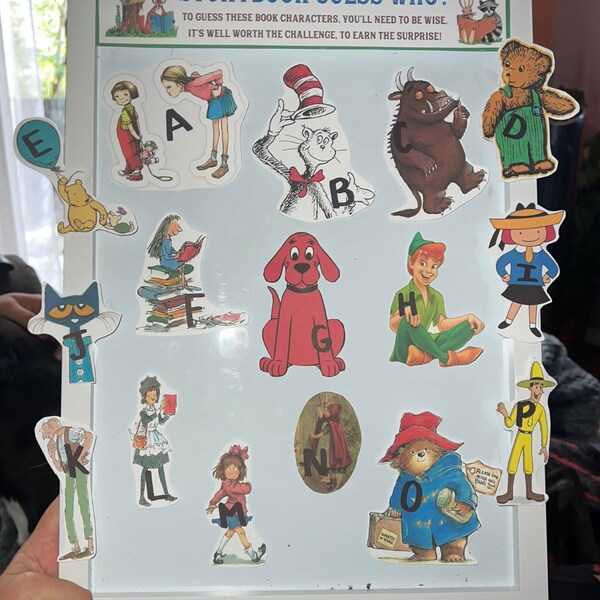 Name that Storybook Character Printable