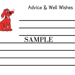 Storybook Baby Shower Advice and Well Wishes
