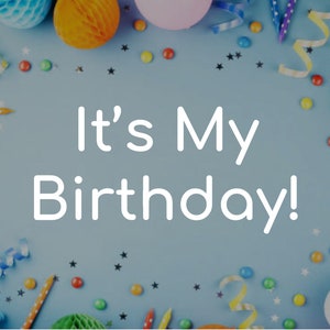 Birthday Social Story