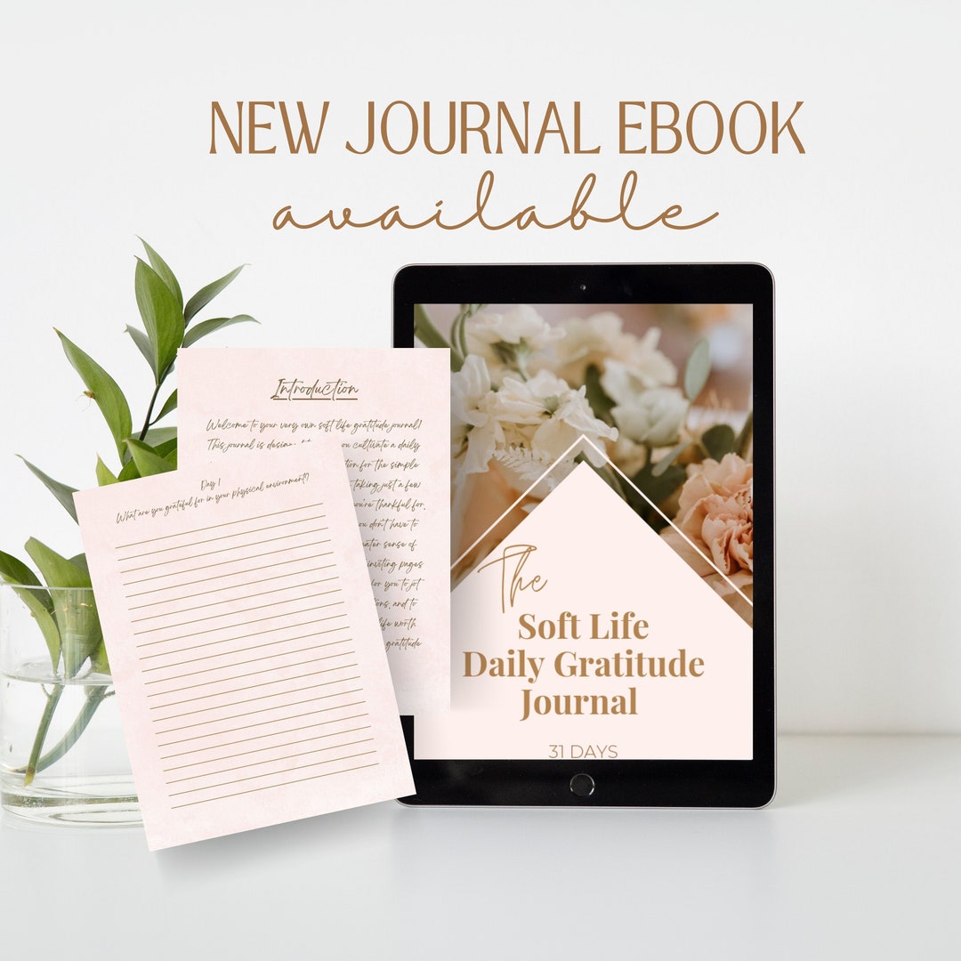 The Soft Life Gratitude Journal | Self-improvement, Personal Growth ...