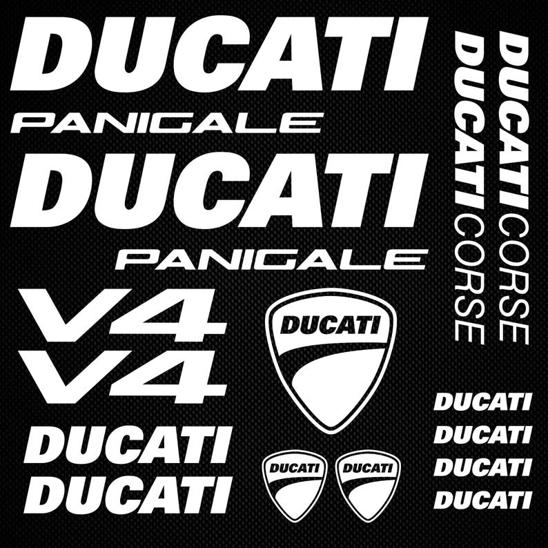 Stickers for the Ducati Panigale V4 Motorcycle Made of Self-adhesive ...
