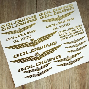 Goldwing GL 1800 Motorradaufkleber aus ORACAL Selbstklebefolie zum Renovieren
